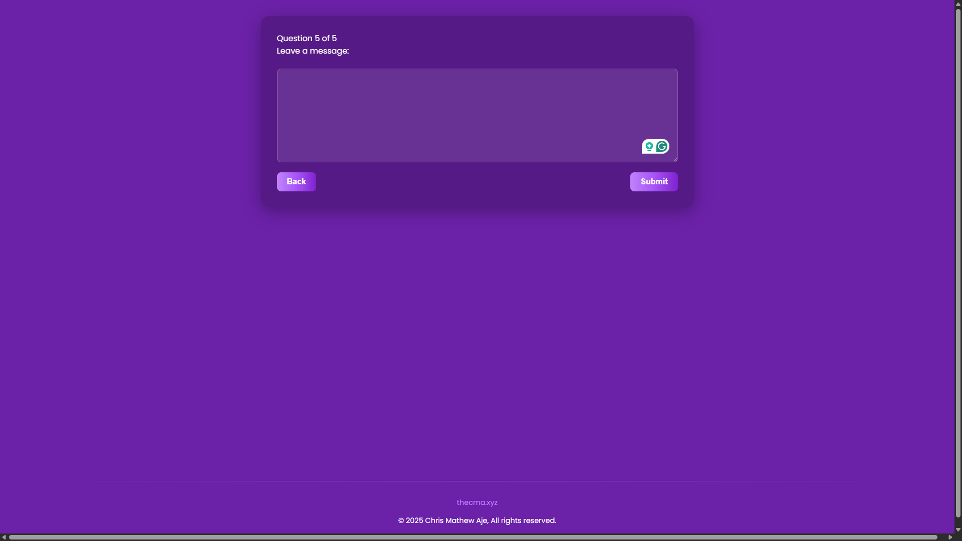 Form Textbox question